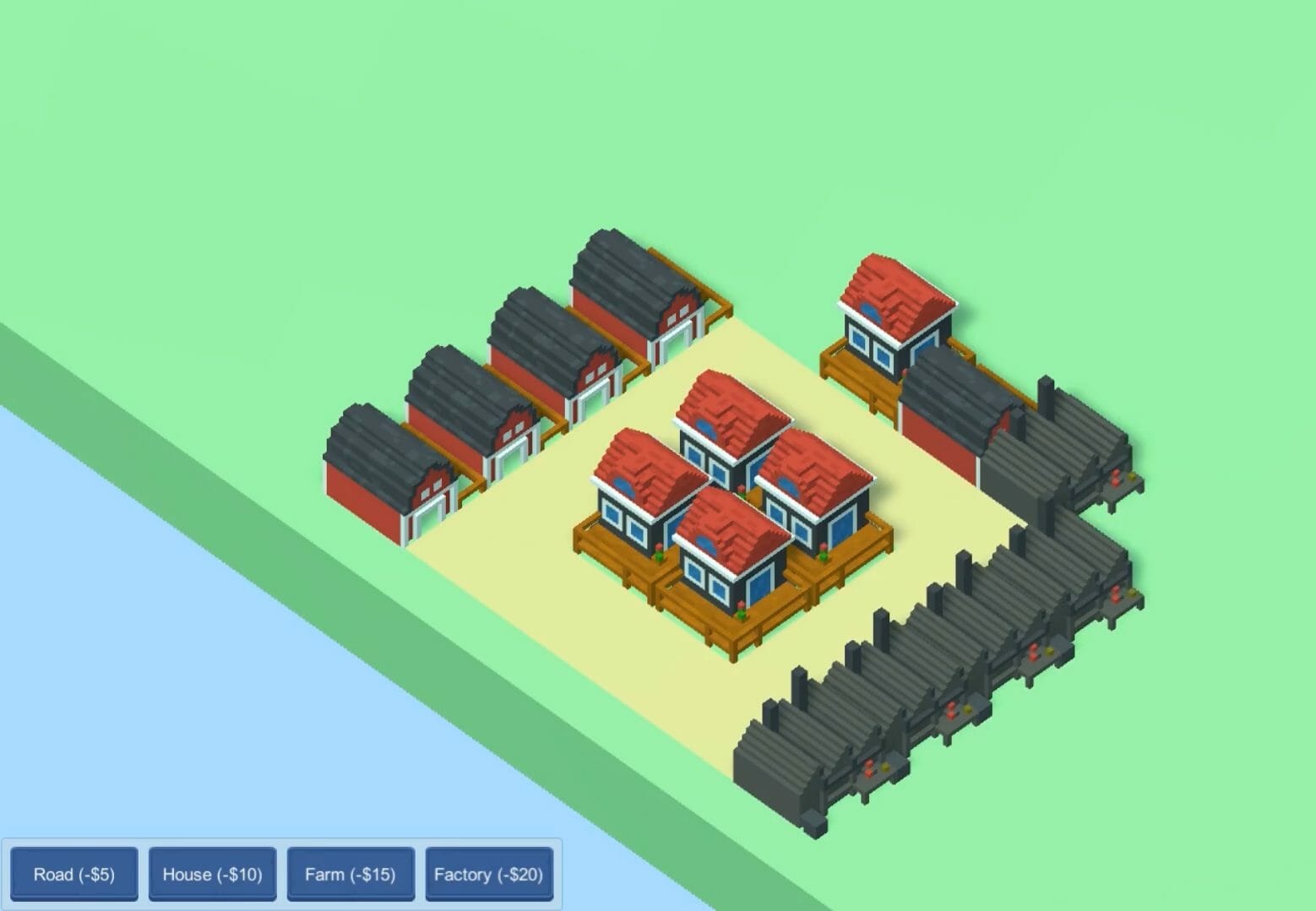 City building game made with Unity and C#