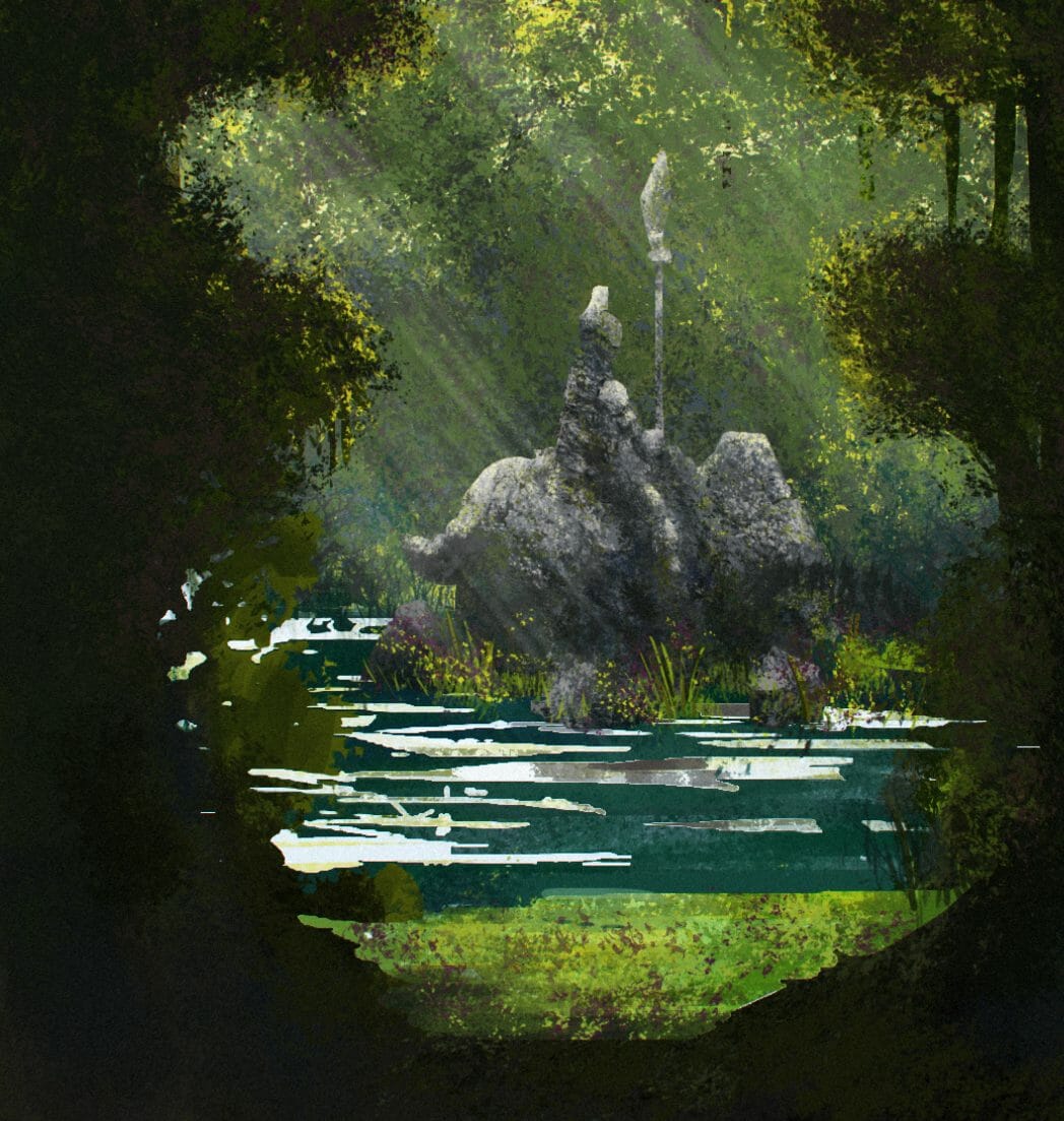 An example of landscape concept art