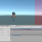 Unity game with Cinemachine timeline and robot player