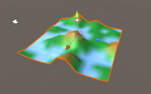 Level Tile object with heightCurve applied