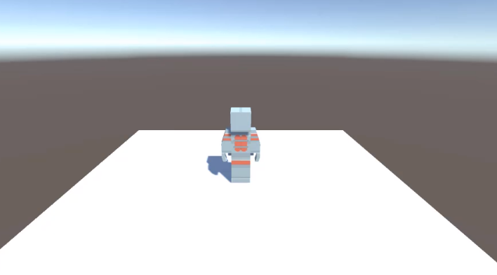 Demo of Unity with adjusted X rotation
