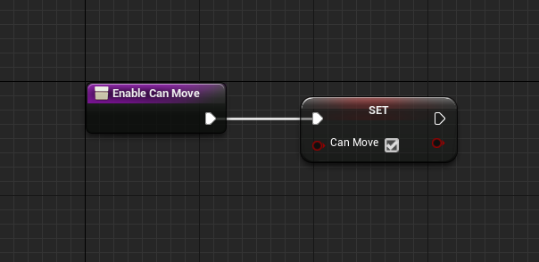Unreal Engine Enable Can Move node