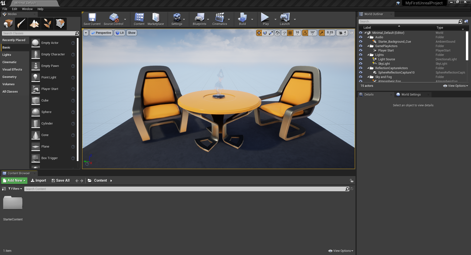 Editor overview of the Unreal Engine