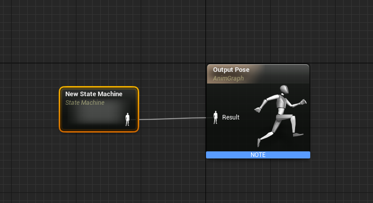 New State Machine node for AnimGraph